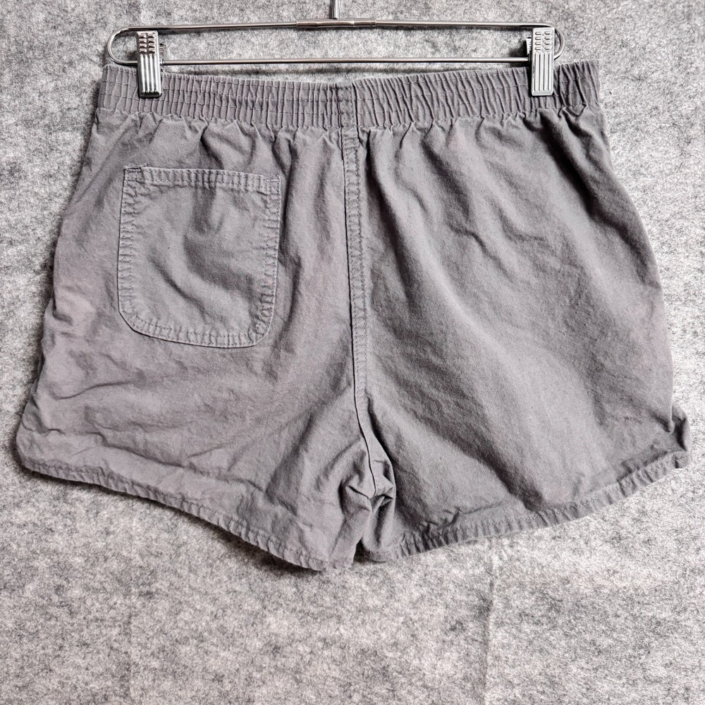 Vintage OP Longriders Shorts Mens Large Gray Cotton Surf Beach - Picture 4 of 11